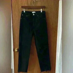 Redone  Raw Hem Distressed Jeans Size 29